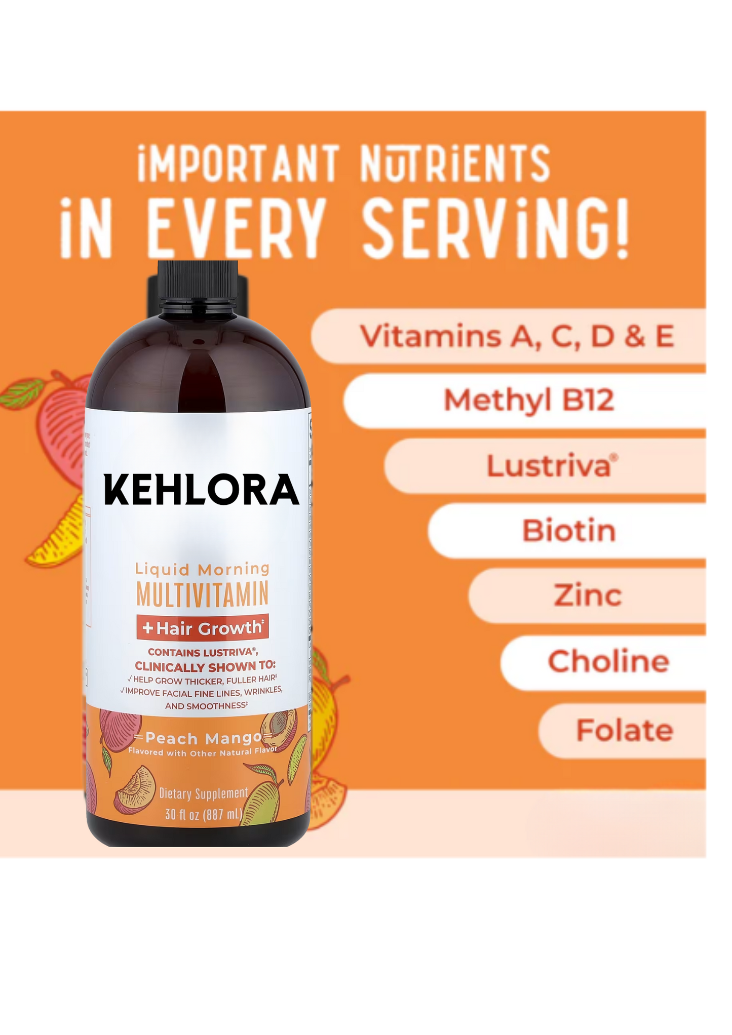 KehLora Hair Growth Multivitamin